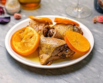 Picture of Roasted duck with oranges
