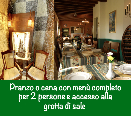 Immagine di Buono Regalo per Grotta di sale + Cena/Pranzo