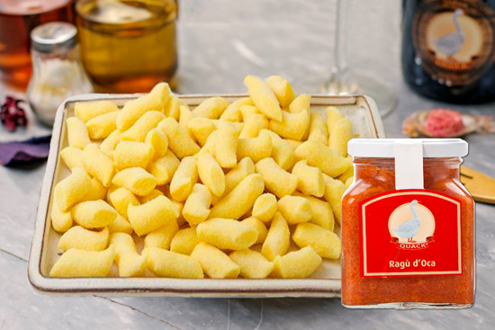 Picture of Potato gnocchi with goose meat sauce