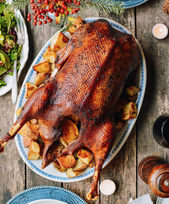 Immagine di Oca arrosto intera